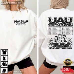 UAU Your Youth World Tour 2026 Kpop Concert T Shirt (1)