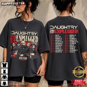 Daughtry 20 Years Unplugged Rock Band T Shirt (3)