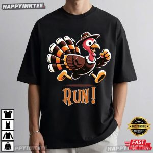 Turkey Trot Thanksgiving Holiday Running T Shirt (1)