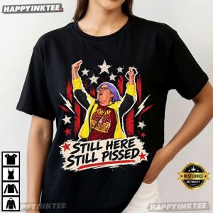 Aunt Sue Middle Finger Still Here Still Pissed Trump Rally T Shirt (1)