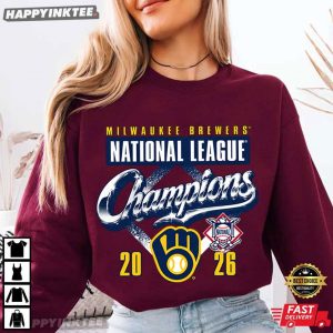 Milwaukee Brewers National League Baseball Champions 2026 T Shirt (1)