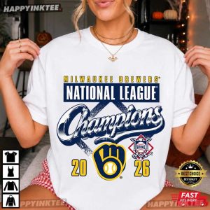 Milwaukee Brewers National League Baseball Champions 2026 T Shirt (2)