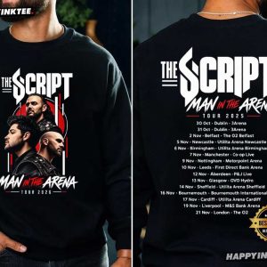 The Script Man In The Arena Tour 2026 Music Fan Gift T Shirt (1)