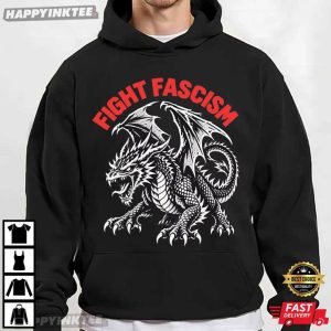 Fight Fascism Dragon Angry Protest Activist T Shirt (3)
