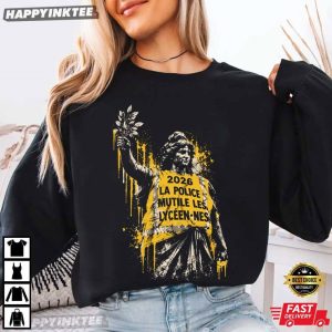 2026 LA Police Mutile Les Lyceen Nes Political Protest T Shirt (2)
