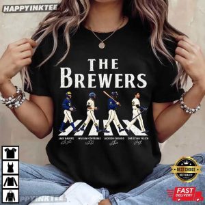 The Brewers Walking Road Milwaukee Baseball Fan T Shirt (4)