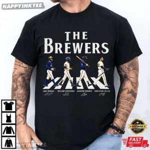 The Brewers Walking Road Milwaukee Baseball Fan T Shirt (2)