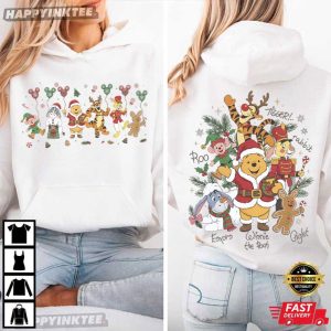 Winnie the Pooh And Friends Balloons Disney Christmas Gift T Shirt (1)