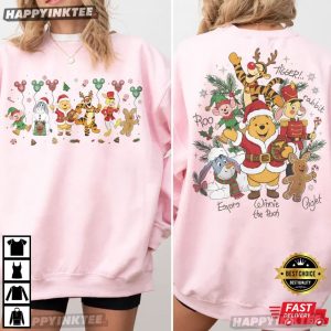 Winnie the Pooh And Friends Balloons Disney Christmas Gift T Shirt (2)