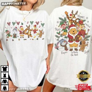 Winnie the Pooh And Friends Balloons Disney Christmas Gift T Shirt (3)
