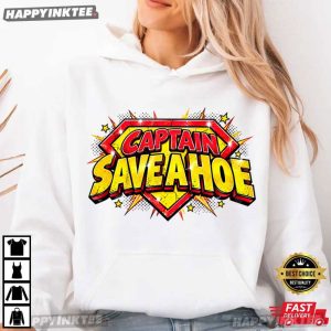 Captain Save A Ho Comic Funny Meme Graphic T Shirt (3)