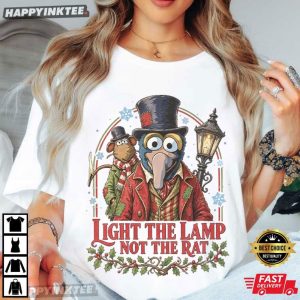 The Muppet Christmas Carol Lights The Lamp Not The Rat T Shirt (4)