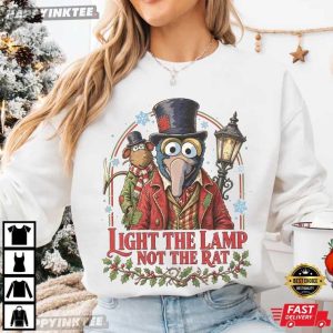 The Muppet Christmas Carol Lights The Lamp Not The Rat T Shirt (2)
