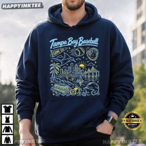 Tampa Bay Baseball Game Day Gift For Fan T Shirt (4)