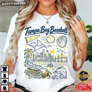 Tampa Bay Baseball Game Day Gift For Fan T Shirt (2)