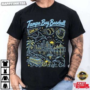 Tampa Bay Baseball Game Day Gift For Fan T Shirt (3)