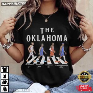 The Oklahoma Walking Road Basketball Fan Gift T Shirt (4)