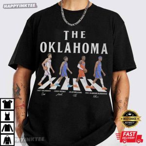 The Oklahoma Walking Road Basketball Fan Gift T Shirt (1)