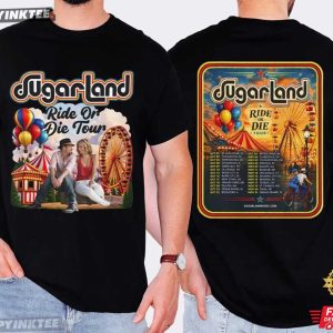 Sugarland Ride Or Die Tour Country Music Concert T Shirt (4)