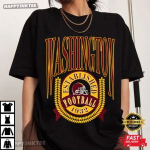 Washington Football Established 1932 Fan Gift T Shirt (1)