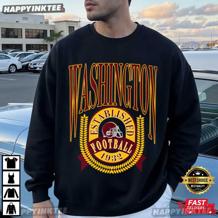 Washington Football Established 1932 Fan Gift T-Shirt Washington Football Established 1932 Fan Gift T-Shirt