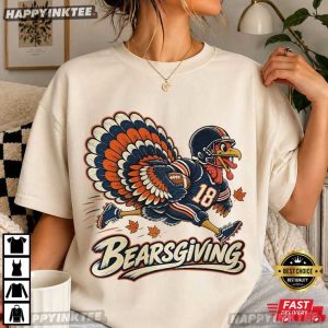 Bearsgiving Chicago Bears Football Turkey Day Thanksgiving T Shirt (4)