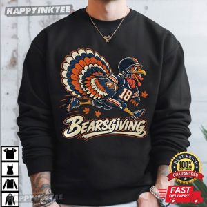 Bearsgiving Chicago Bears Football Turkey Day Thanksgiving T Shirt (2)
