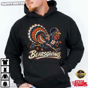 Bearsgiving Chicago Bears Football Turkey Day Thanksgiving T Shirt (3)