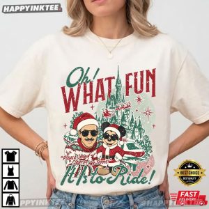WDW Oh What Fun It Is To Ride Disney Christmas T Shirt (1)