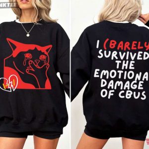Cat Barely Survived The Emotional Damage of CBUS Twenty One Pilots T Shirt (4)