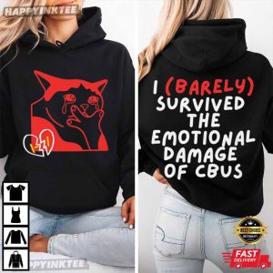 Cat Barely Survived The Emotional Damage of CBUS Twenty One Pilots T Shirt (1)