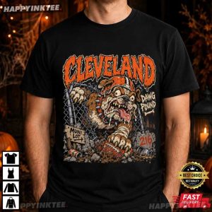 Cleveland Brown Pitbull Dawg Found Vintage Football T Shirt (1)