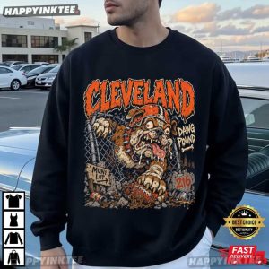 Cleveland Brown Pitbull Dawg Found Vintage Football T Shirt (2)