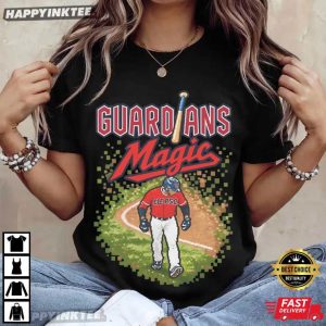Cleveland Guardians Magic Bat Flip Baseball Fan T Shirt (1)