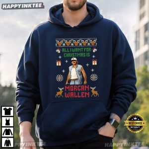 Morgan Wallen Christmas Country Music Ugly Funny Holiday T Shirt (2)