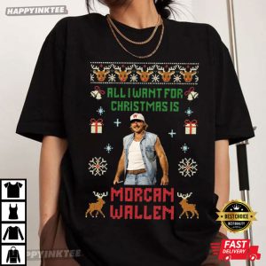 Morgan Wallen Christmas Country Music Ugly Funny Holiday T Shirt (3)