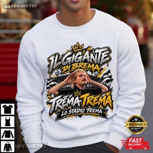 Il Gigante Di Brema Il Pancio The Bremen Giant Beer Football T Shirt 2