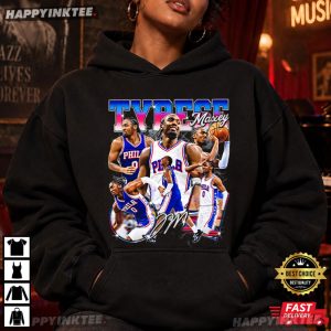 Tyrese Maxey Philadelphia 76ers Basketball Vintage Fan Gift T Shirt (4)