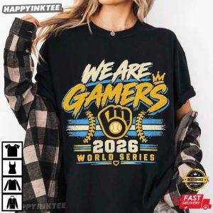 We Are Gamers 2026 World Series Baseball Graphic T Shirt (4)