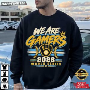 We Are Gamers 2026 World Series Baseball Graphic T Shirt (1)
