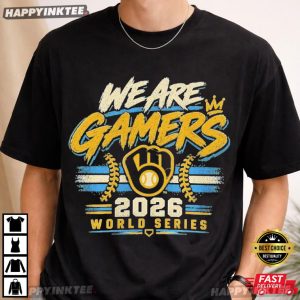 We Are Gamers 2026 World Series Baseball Graphic T Shirt (3)